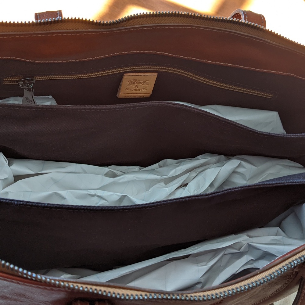 Leather laptop bag - Picture 5 of 5